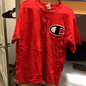 Champion red shirt